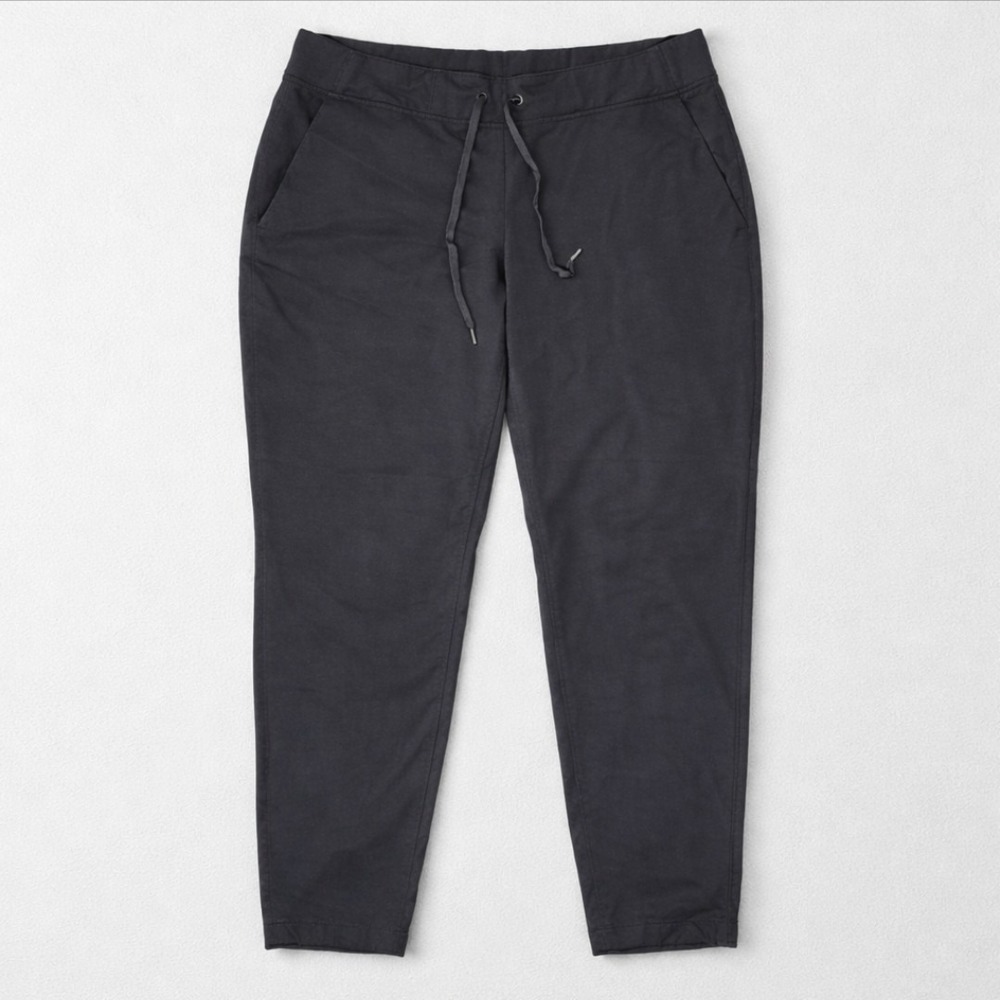 Athleta Women's Ankle Pants Activewear Gray 12 Regular Drawstring Pockets